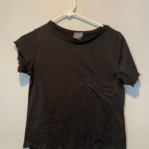 Black simple top